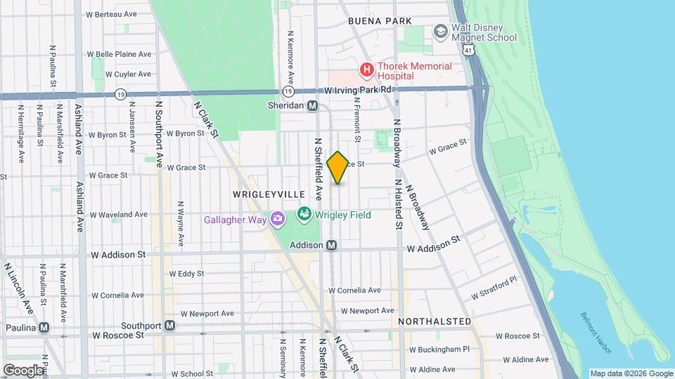 3744 N Wilton Ave Map and Location Details