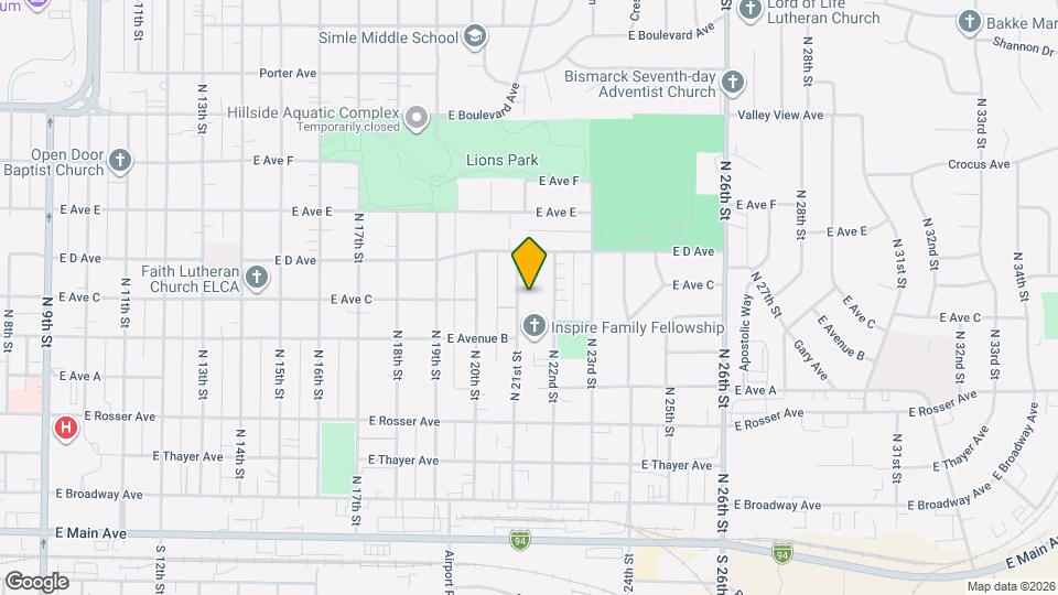 629 N 21st St Mapa y Detalles de la Ubicación