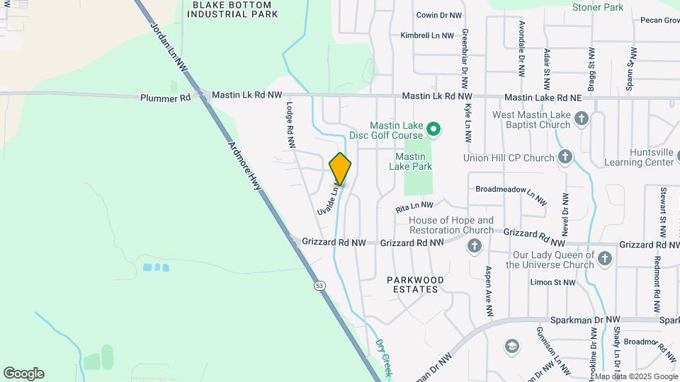 3218 Uvalde Ln NW Map and Location Details