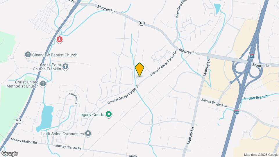 836 Brentwood Pointe Map and Location Details