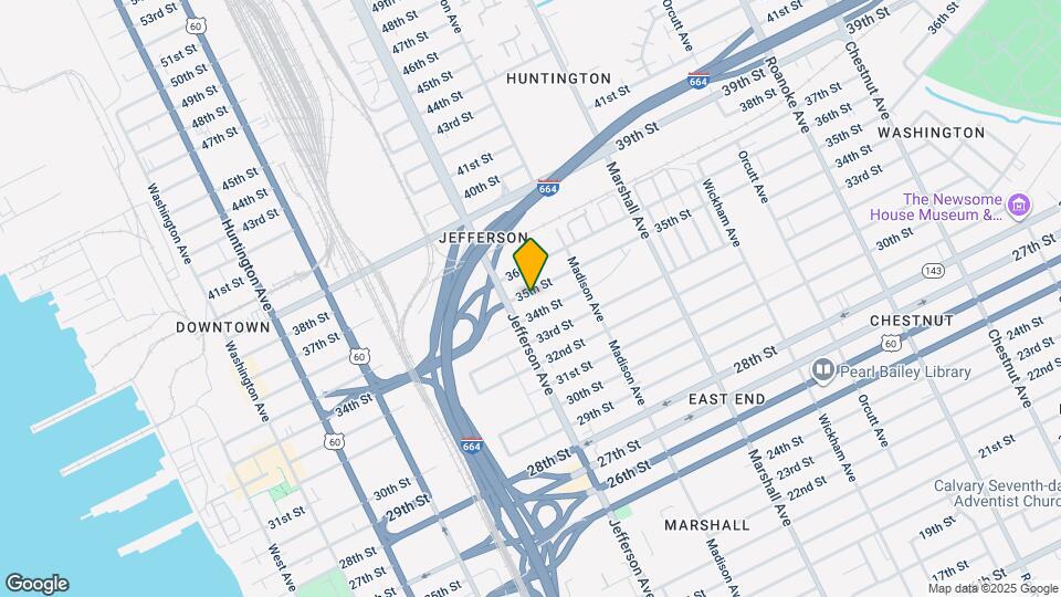 618 35th St Map and Location Details