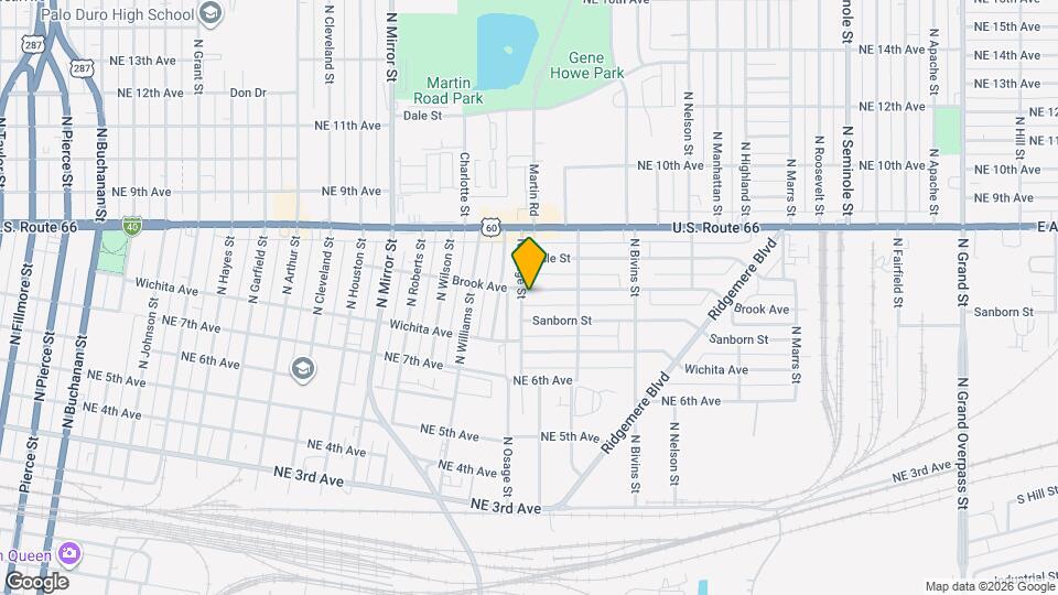 2202 Brook Ave Map and Location Details