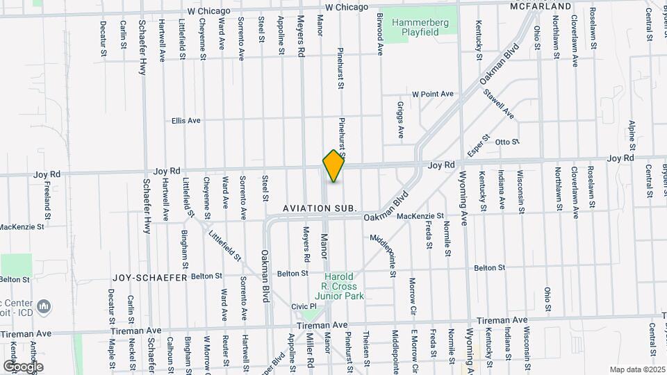8576 Manor Map and Location Details