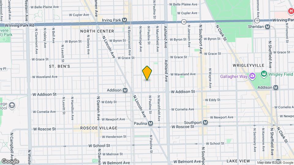 3632 N Paulina St, Unit J08P Map and Location Details