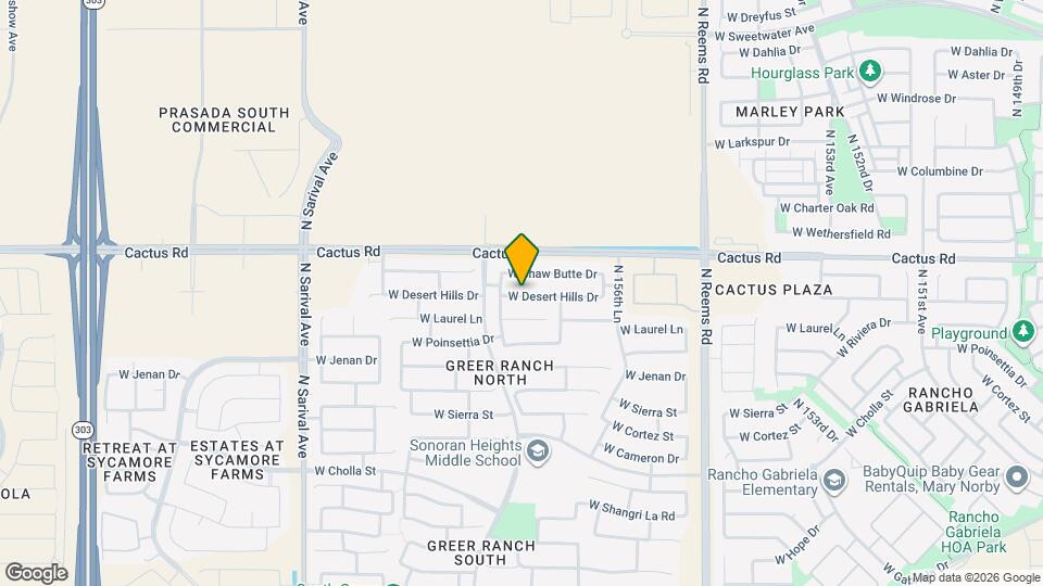 15862 W Desert Hills Dr Map and Location Details