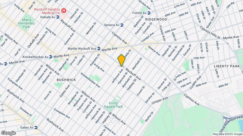 1517 Jefferson Ave Mapa y Detalles de la Ubicación