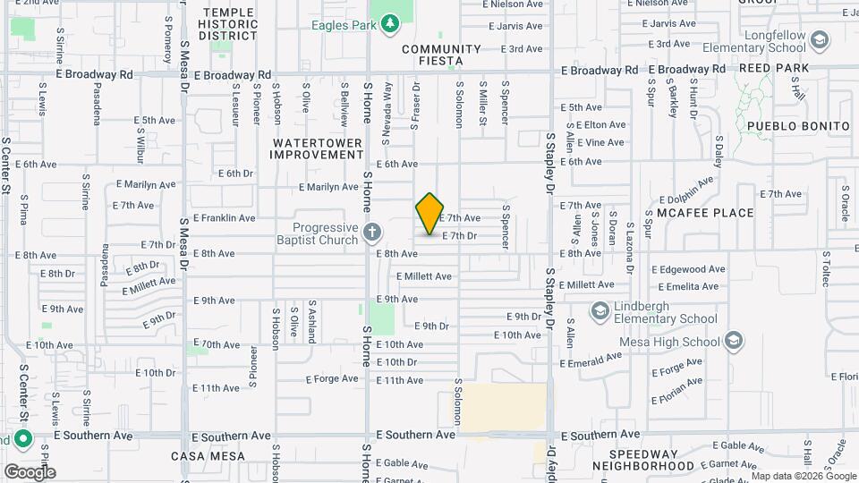 925 E 7th Dr Map and Location Details