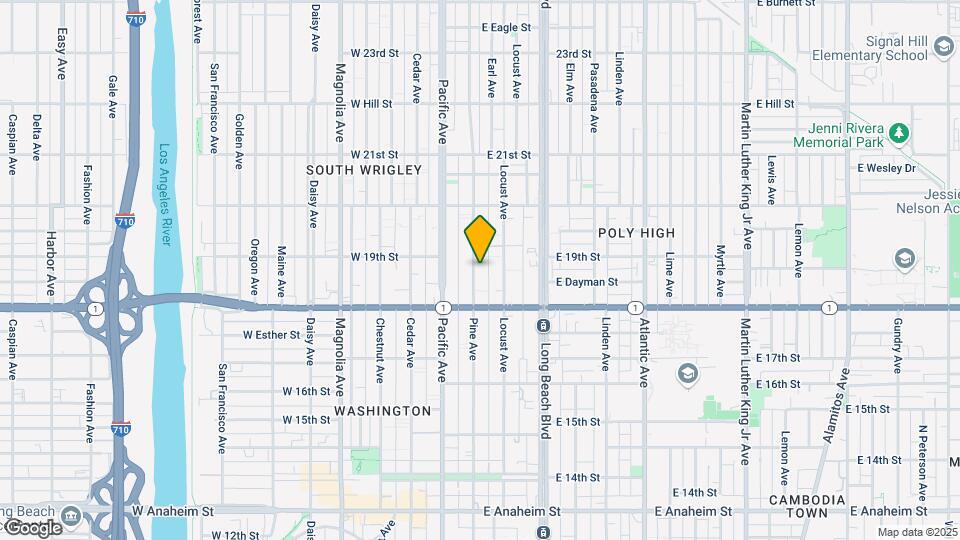 1862 Pine Ave Mapa y Detalles de la Ubicación