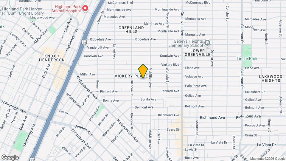 5437 Willis Ave Map and Location Details