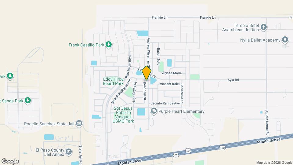 4744 Beacham St Map and Location Details