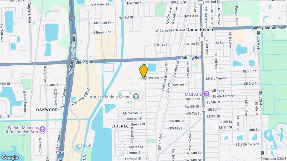 2208 Evans St Map and Location Details