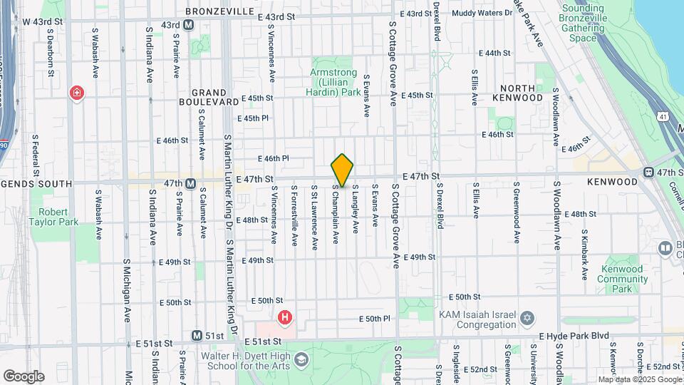4723 S Champlain Ave Map and Location Details