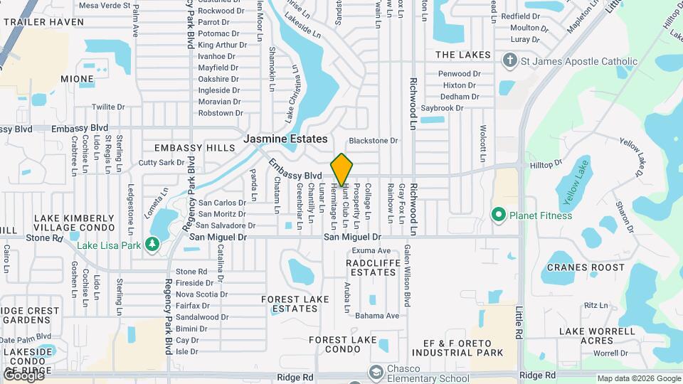 9125 Hunt Club Ln Mapa y Detalles de la Ubicación
