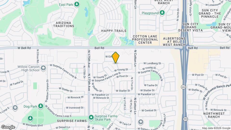 16648 N 172nd Ave Map and Location Details