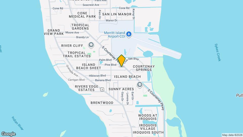 470 Island Beach Blvd Map and Location Details