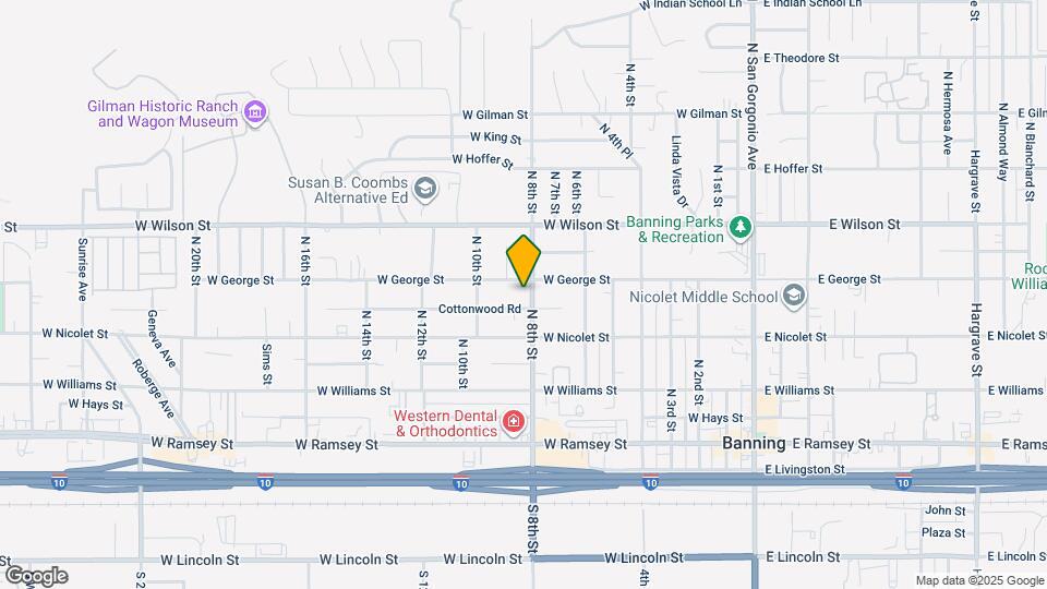 545 N 8th Street Map and Location Details