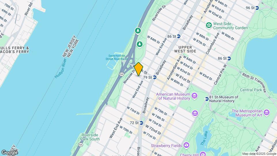 306 W 78th St Map and Location Details