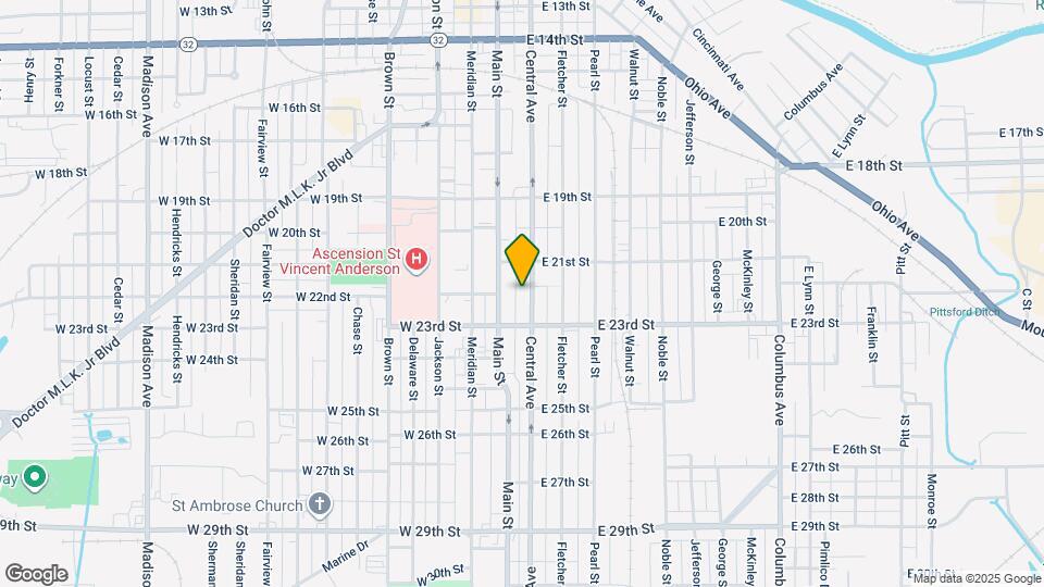 2131 Central Ave Map and Location Details