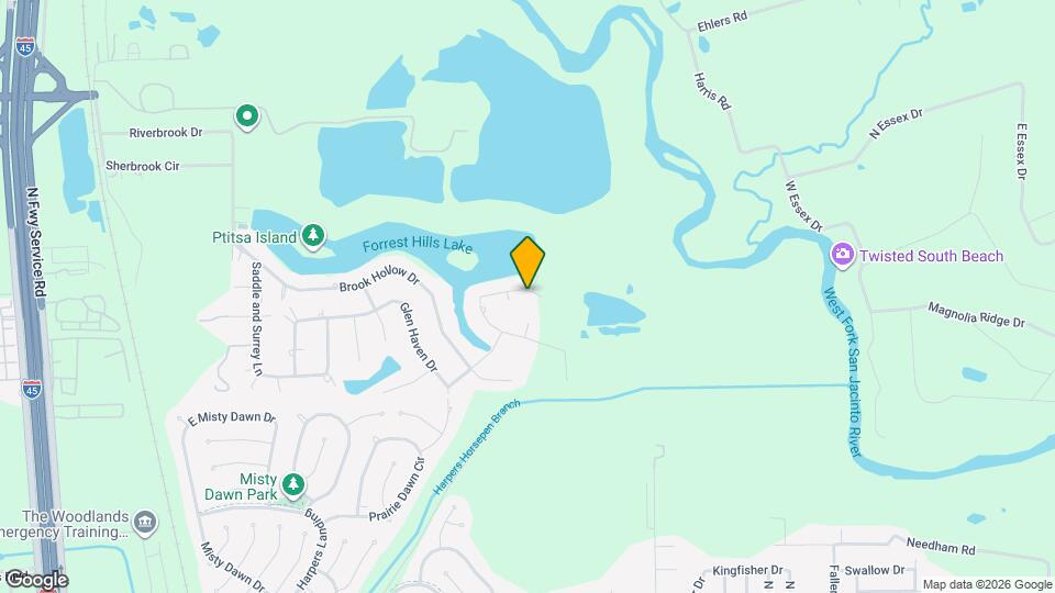 916 Brook Forest Dr Map and Location Details