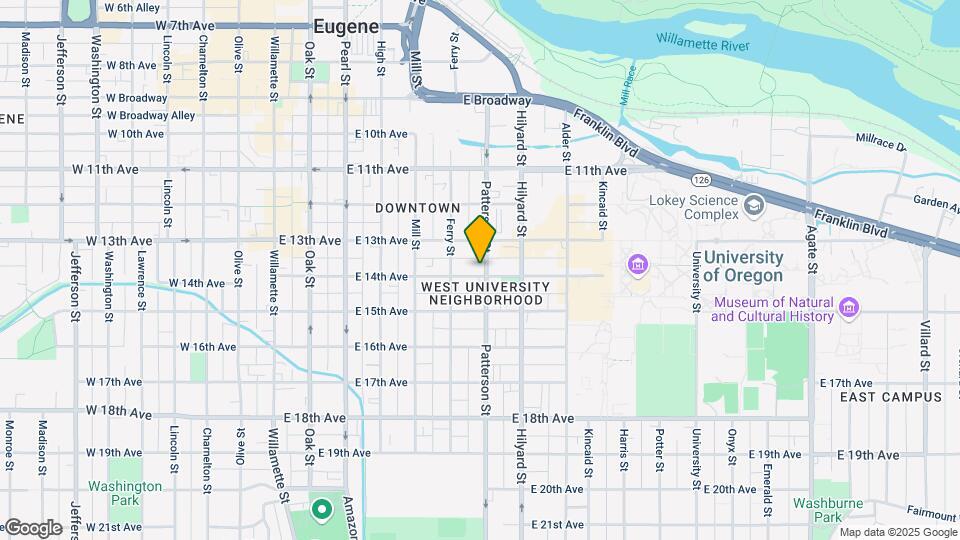1390 Patterson St Mapa y Detalles de la Ubicación