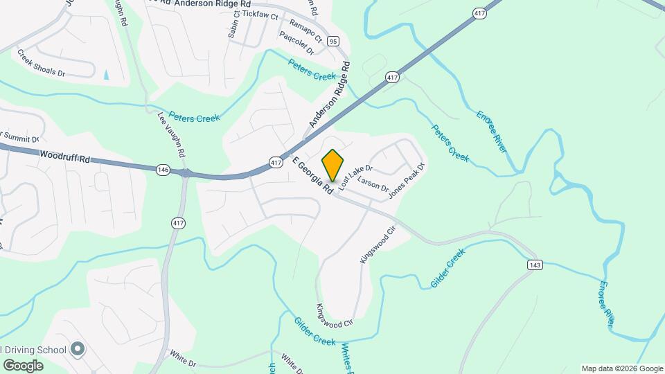 205 Hawthorne Creek Ct Map and Location Details