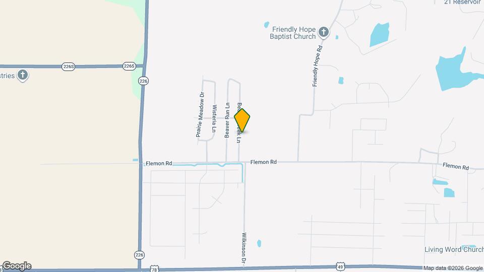 6018 Beaver Creek Ln Map and Location Details