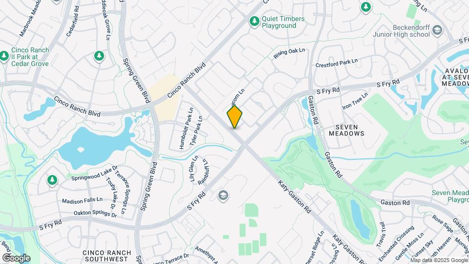 5709 Katy-Gaston Rd Mapa y Detalles de la Ubicación