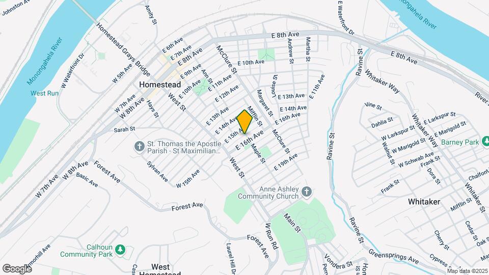 1510 Maple St Mapa y Detalles de la Ubicación