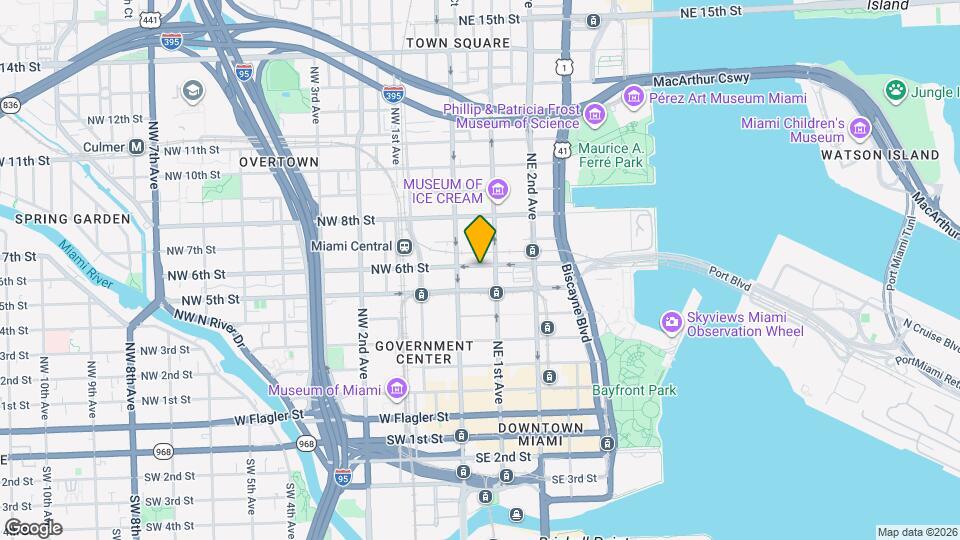 46 NE 6th St Map and Location Details