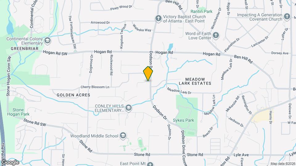 2985 Dodson Dr Map and Location Details