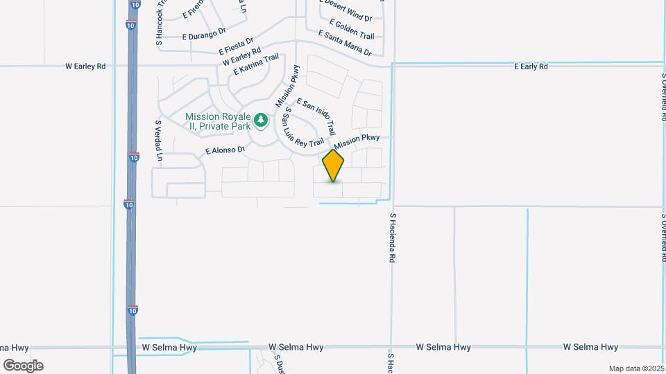 2609 E San Miguel Dr Map and Location Details