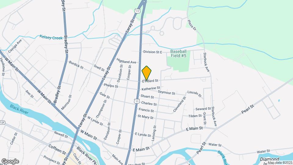 134 E Hoard St Map and Location Details