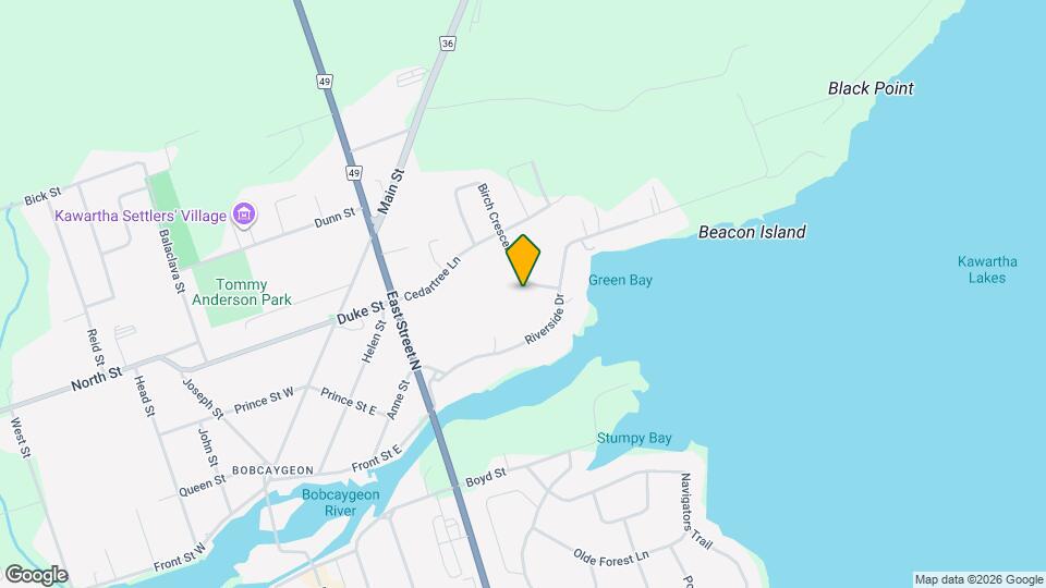 80 Birch Crescent Map and Location Details