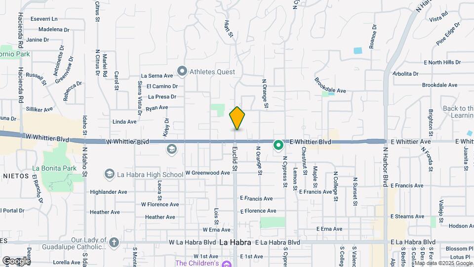820 N Euclid St Mapa y Detalles de la Ubicación