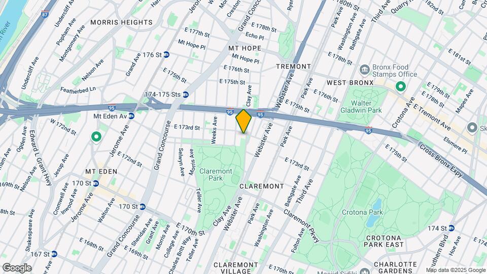 346 E 173rd St Map and Location Details