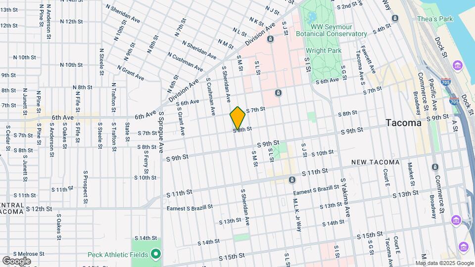 1320 S 8th St Map and Location Details