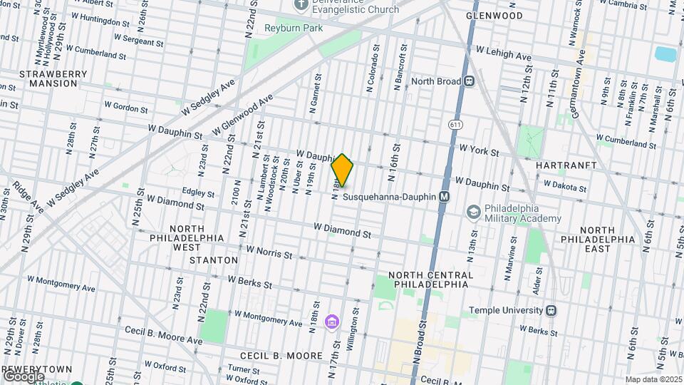 2200 N Bouvier St Map and Location Details