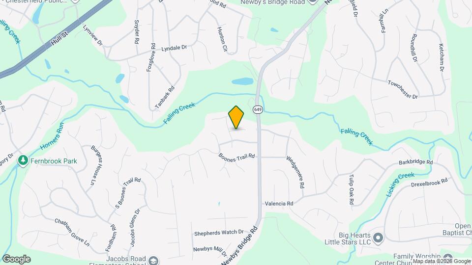 8217 Post Land Ct Map and Location Details