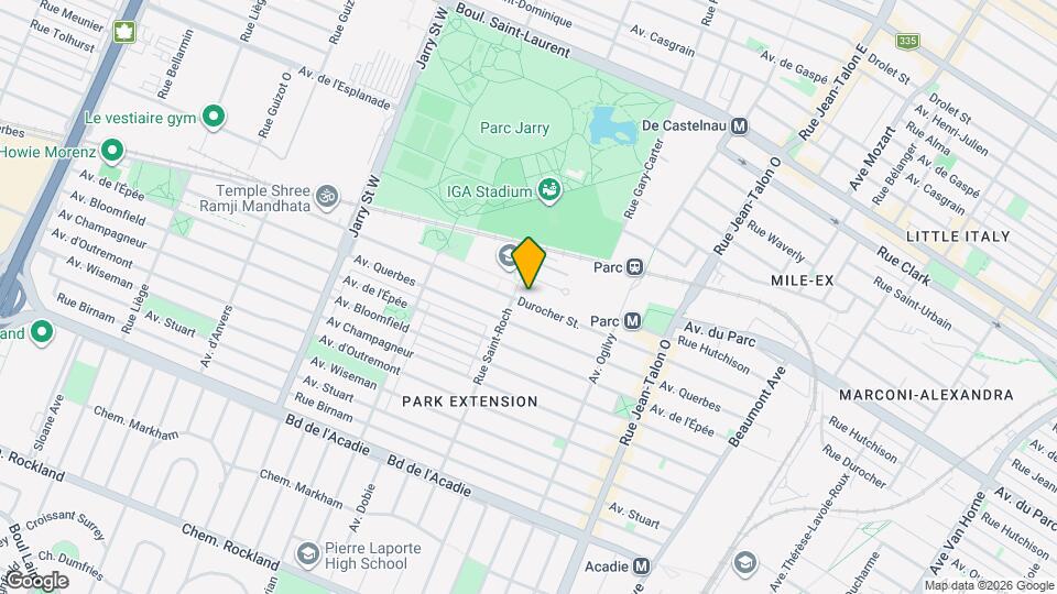 7587 Durocher Rue Map and Location Details
