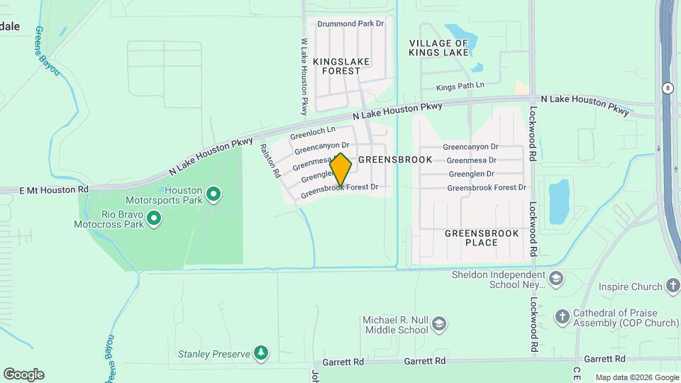 11918 Greensbrook Forest Dr Map and Location Details