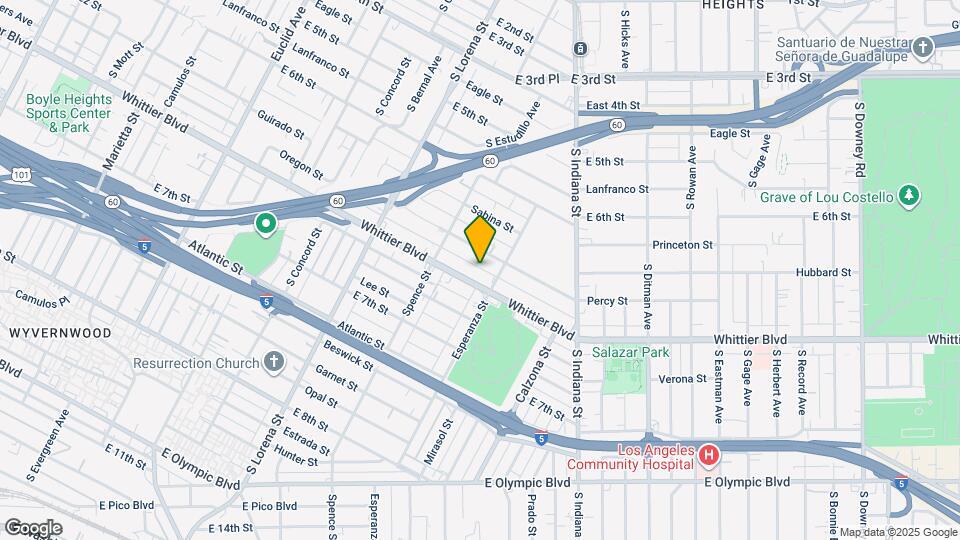 The Whittier Map and Location Details