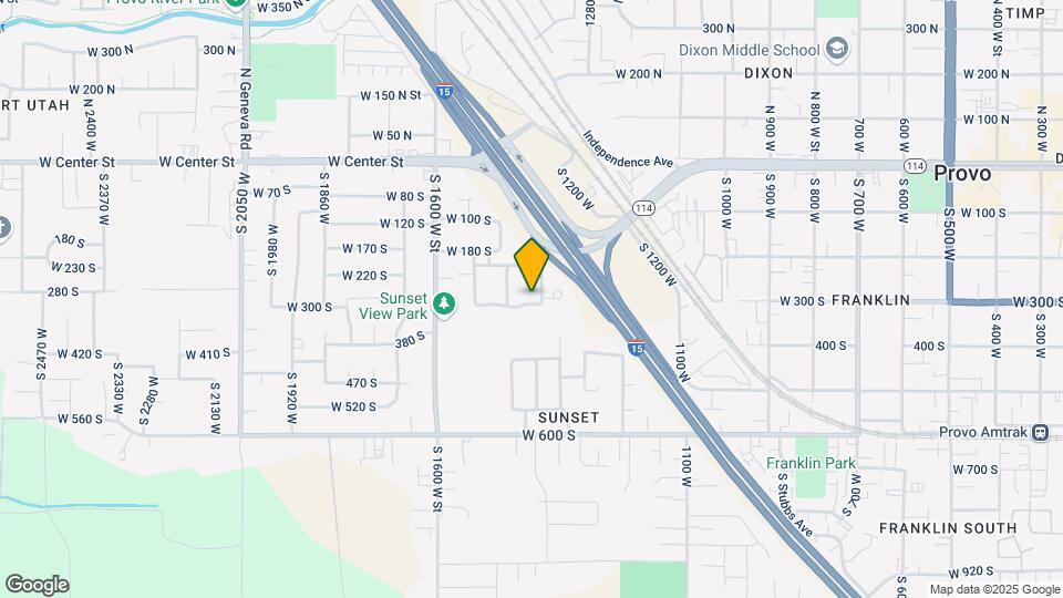 1380 W Parkside Dr Map and Location Details