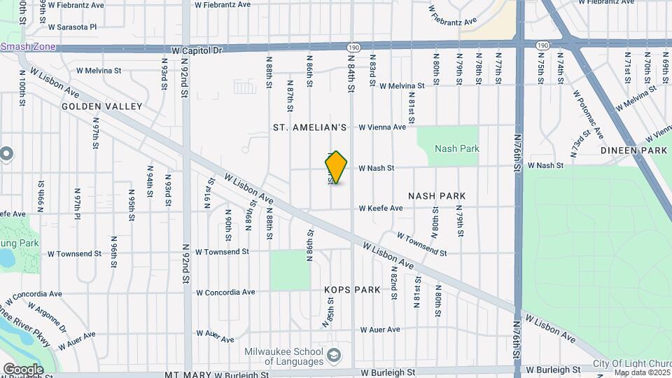 3536 N 85th St, Unit UPPER DUPLEX Mapa y Detalles de la Ubicación