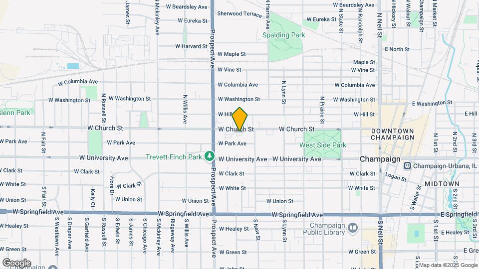 709 W Church St Map and Location Details