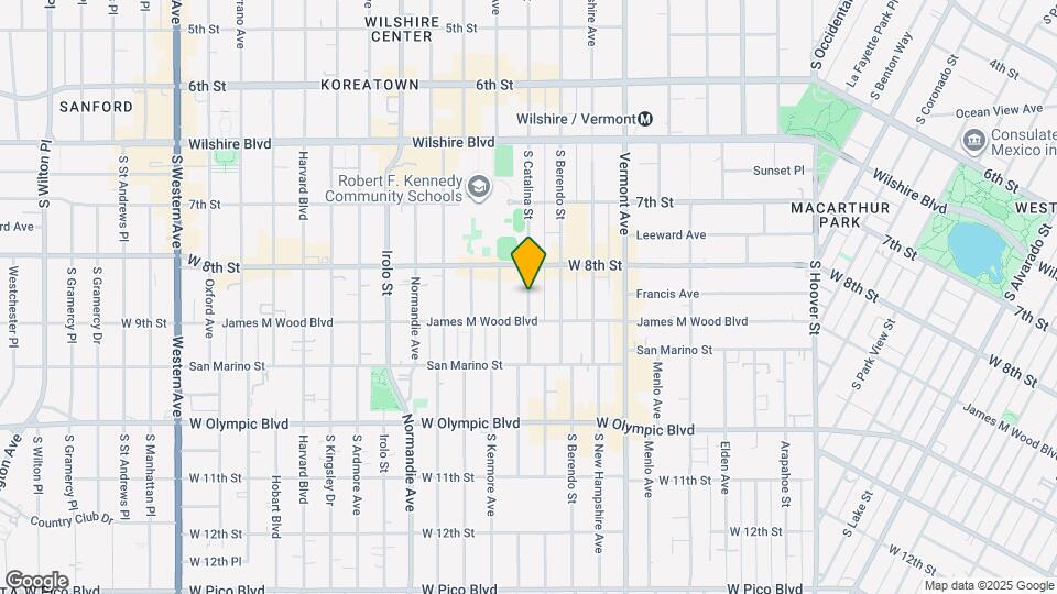 832 S Catalina St Map and Location Details