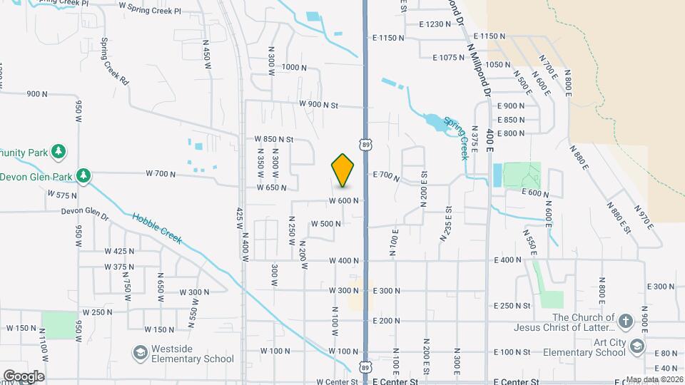 64 W 600 N Map and Location Details