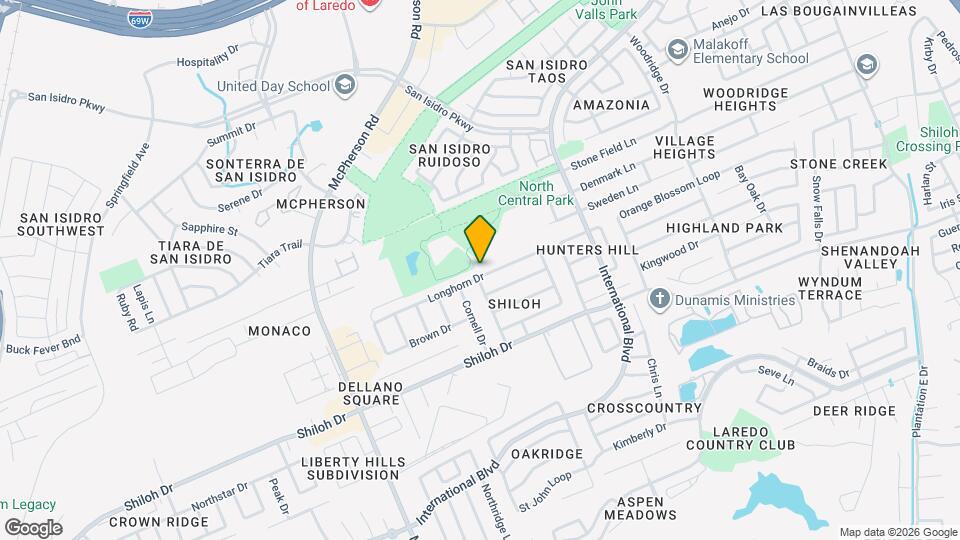 1402 Longhorn Dr Map and Location Details