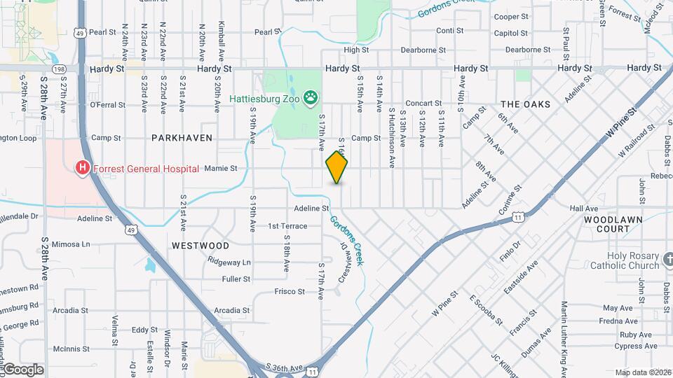 415 S 16th Ave Map and Location Details