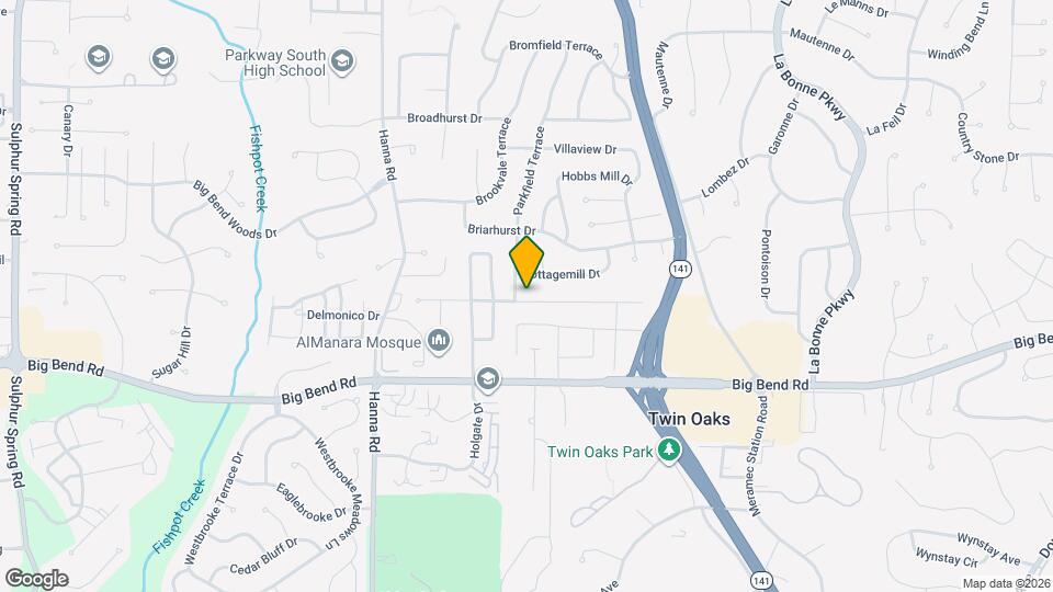 1203 Dorne Dr Map and Location Details