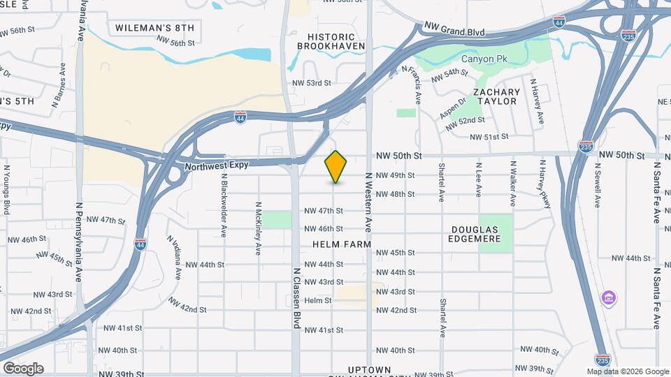 1145 NW 48th St, Unit 1145 1/2 Back unit Map and Location Details